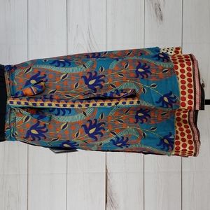 Darn Good Yarn Sari Silk Wrap Skirt Tea Regular